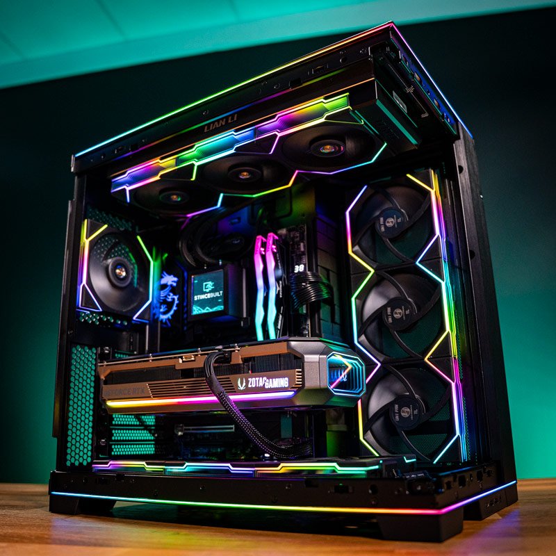 StinceBuilt custom gaming PC build example photo