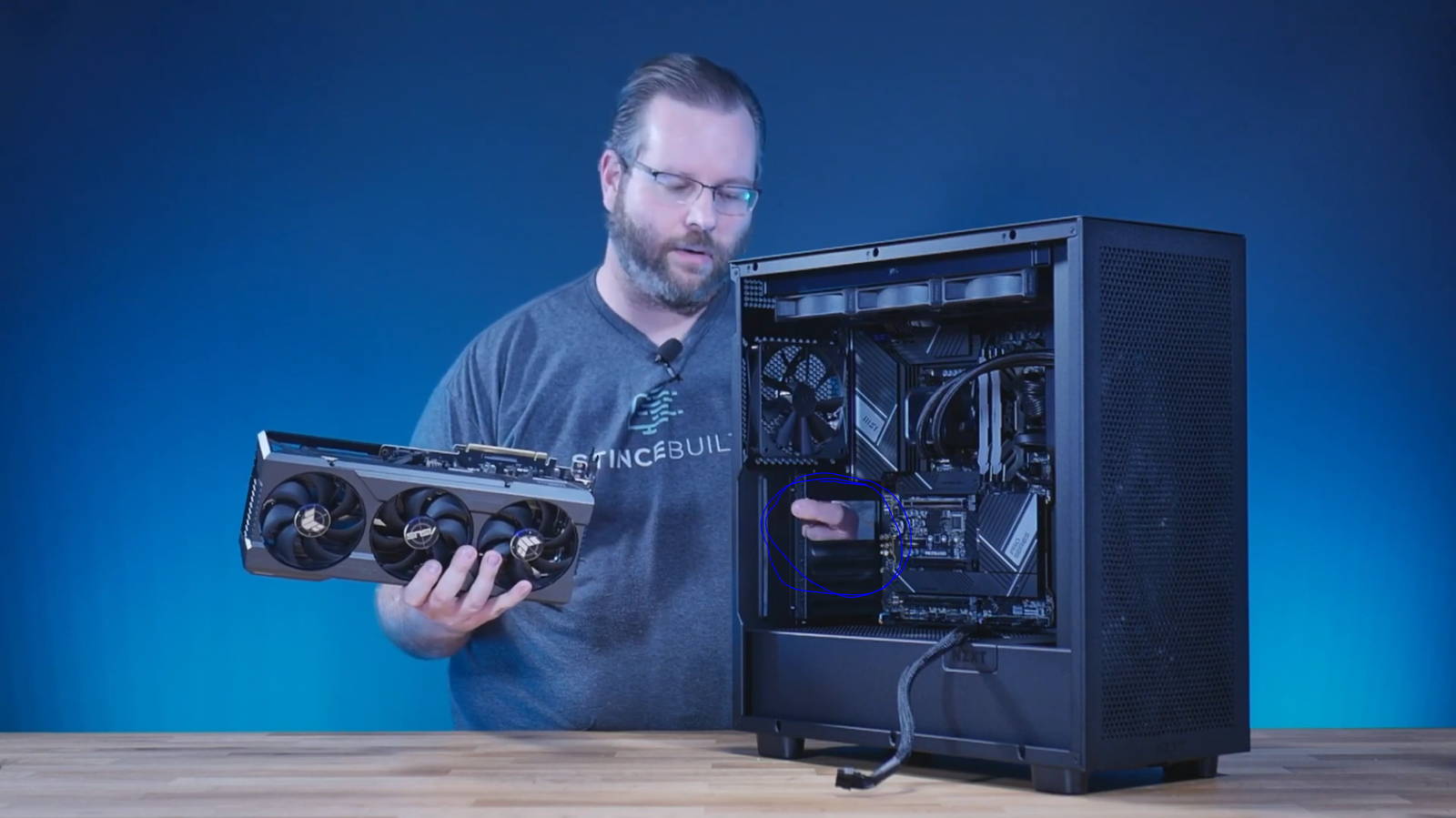 Removing PCIe slot covers before installing graphics card